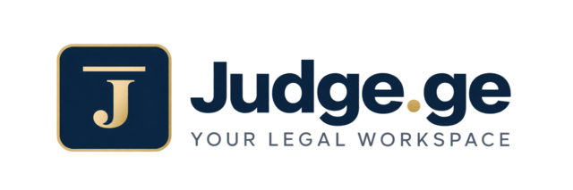 Judge.ge — Your legal workspace